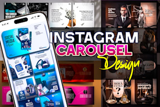 design attractive social media carousel posts for your instagram and linkedin