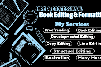 professional book editor developmental line editing  non fiction children book