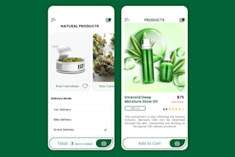 develop ai cannabis delivery app, cbd marijuana app, weed delivery app