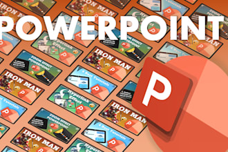 design eye catching powerpoint slides for education or business