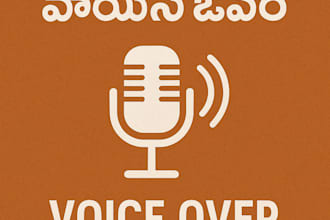 do telugu and indian english voice over