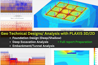 do geotechnical analysis using plaxis 3d software