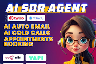 build real estate sdr agentic ai, whatsapp ai, receptionist outbound call agent