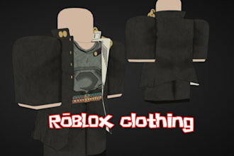 design roblox clothing, roblox gfx, game art, game assets, minecraft skin