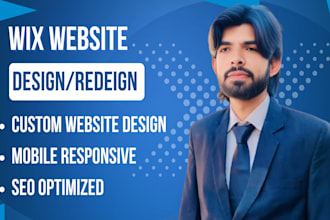 design or redesign a professional wix website