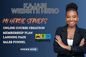 build kajabi website design kajabi sales funnel landing page online course