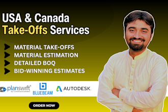 do construction cost estimate and material takeoffs