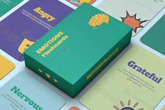 design card game board game playing card box mockup flash cards rule book design