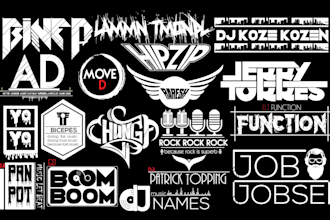 do modern custom dj music, artist, radio, studio, hip hop, entertainment logo