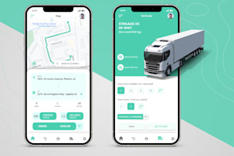 develop fleet management app, car rental app, car wash app, logistic app