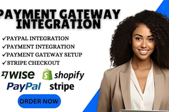 payment gateway paypal wise stripe klarna integration wordpress shopify gateway