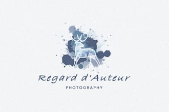 design a photography watermark or signature logo