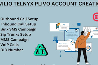 create a verified upgraded twilio account for sip trunk, bulk sms, did numbers