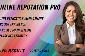 do online reputation management, ORM and do reverse SEO