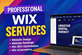 build wix website, design wix website, wix website redesign, wix ecommerce, wix