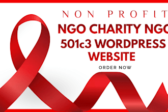 redesign your ngo non profit nonprofit donation clone copy fix wordpress website