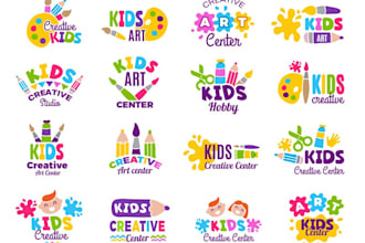 do HD childcare daycare education school baby store children toyshop kids logo