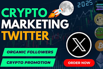 do crypto twitter x marketing, promotion for memecoin, nft, solana, defi or web3