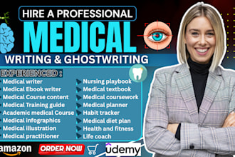 medical manuscript writing nursing book medical course medical infographics meta