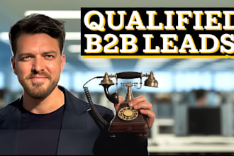 do b2b calls, booking sales meetings and qualify leads