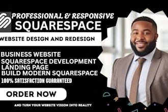build modern squarespace, squarespace website design and redesign