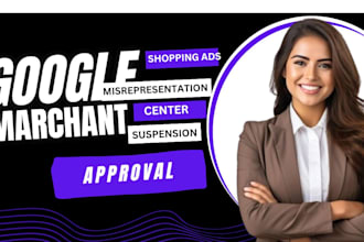 fix google merchant center suspension, misrepresentation and shopping ads