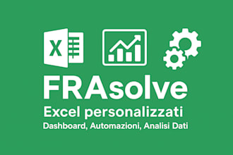 create a custom excel tool with dashboard and automation