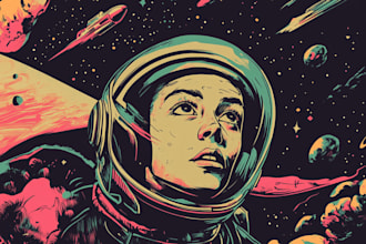 create spaceship, sci fi illustration and sci fi art