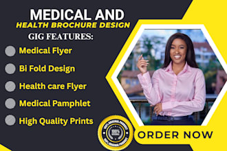 design professional flyer for medical, fitness, dental and healthcare