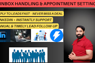 manage linkedin chats and follow up to convert leads