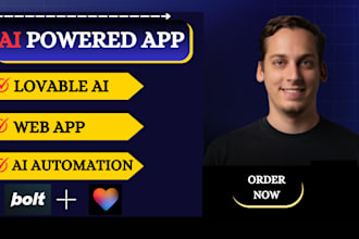 build lovable ai bolt new web app next js shadcn ui saas mvp ai automation