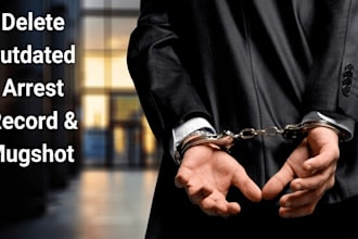 permanently remove mugshot cases, arrest records delete negative links on google