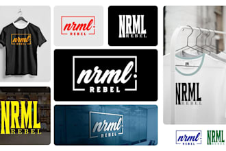 design unique and luxurious urban clothing brand logo