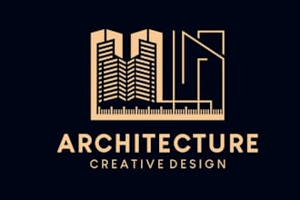 create architecture and interior logo design