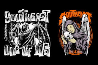 make cool darkart characters and font for you need
