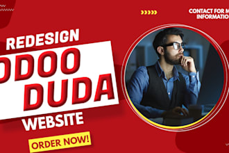 redesign blog ecommerce website in odoo also fix odoo showit webador duda SEO