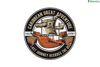 do design a custom marine boat, yacht, or ship logo for your brand