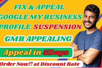 appeal gmb reinstate google my business profile suspended, appeal gmb local seo