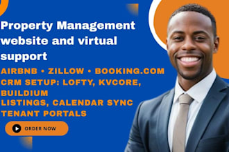 manage airbnb listings, automate calendar sync, and set up lofty CRM or buildum