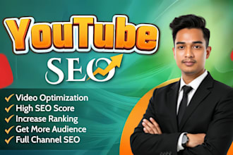 be your youtube SEO expert to grow your channel