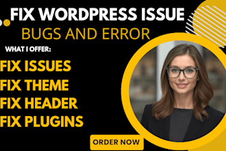 fix wordpress errors, wordpress issues, elementor bug fix, woocommerce error