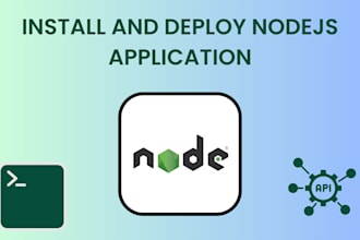 install and deploy nodejs application on your vps server