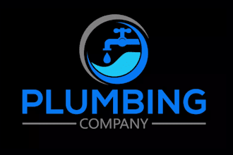 make professional plumbing and cleaning logo