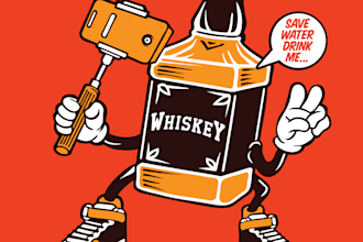 do make an eye catching alcohol logo