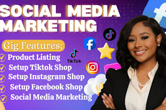 set up tiktok shop setup facebook shop instagram shop tiktok shop dropshipping