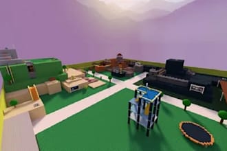 do roblox map, roblox vfx or ro scripting for your roblox game development