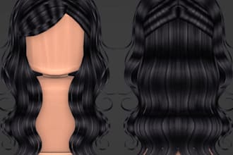 create  roblox ugc  hair, , roblox accessories and modelling , roblox asset
