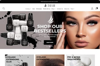 build shopify website design, shopify website redesign, shopify design