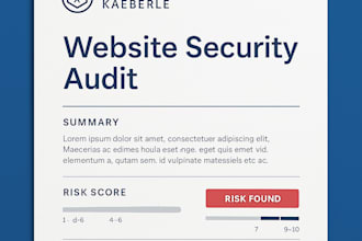 review your website for security risks and vulnerabilities