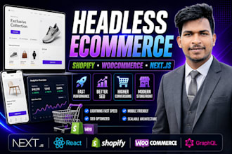 build headless shopify and woocommerce stores with next js